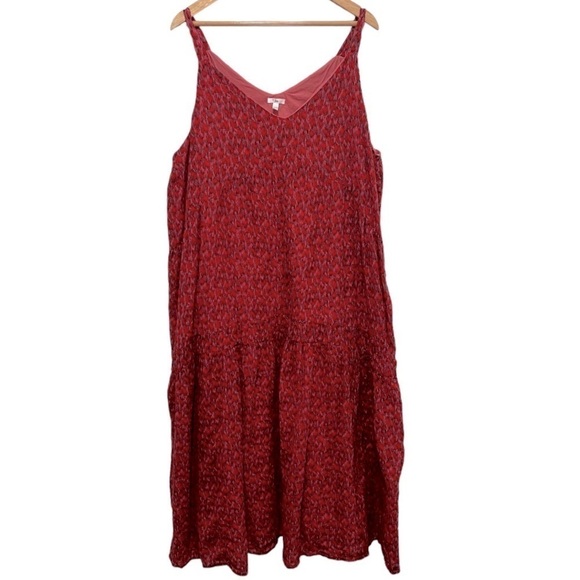 Joie Maxi Dress Sleeveless Tiered Maxi Dress in Tea Rose Size XXL - Picture 2 of 10